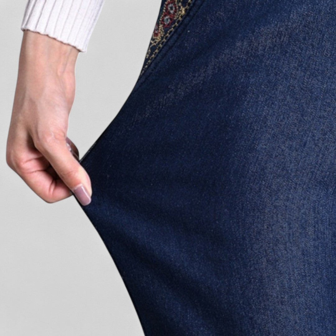 Maira™ | Jeans de mujer con bolsillos laterales y cintura elástica